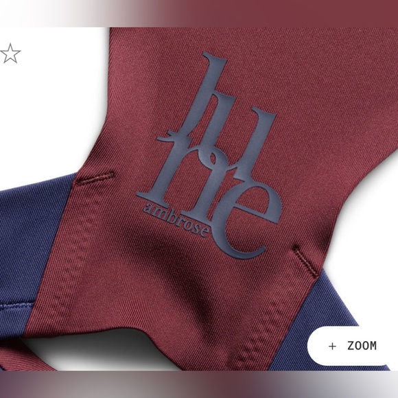 Puma - June Ambrose Dora Bra Patriot Blue with Burgundy Accent Trim Larg… - Picture 7 of 15